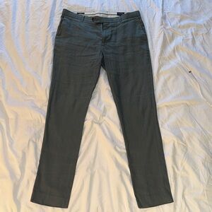 Frank and Oak Laurier Slim Olive Green Dress Pants Chinos